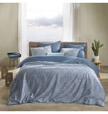 De Witte Lietaer Housse de couette Coton Henna Blue Horizon - Taille de l'hôtel - 260 x 240 cm - Bleu