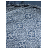 De Witte Lietaer Bettbezug Baumwolle Satin Henna - Lits Jumeaux - 240 x 220 cm - Blau