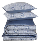 De Witte Lietaer Bettbezug Cotton Satin Henna - Doppelt - 200 x 200/220 cm - Blau