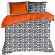 Housse de couette Coton Satin Ginger Tiger Blossom 200 x 200/220 cm