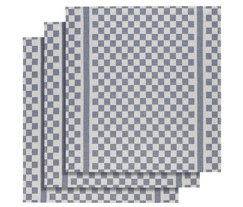 De Witte Lietaer Tea towel Groom-A Skipper Blue 3 pieces 65 x 70 cm