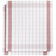 Torchon Torchon en verre Mixte Red 2 pièces 68 x 68 cm