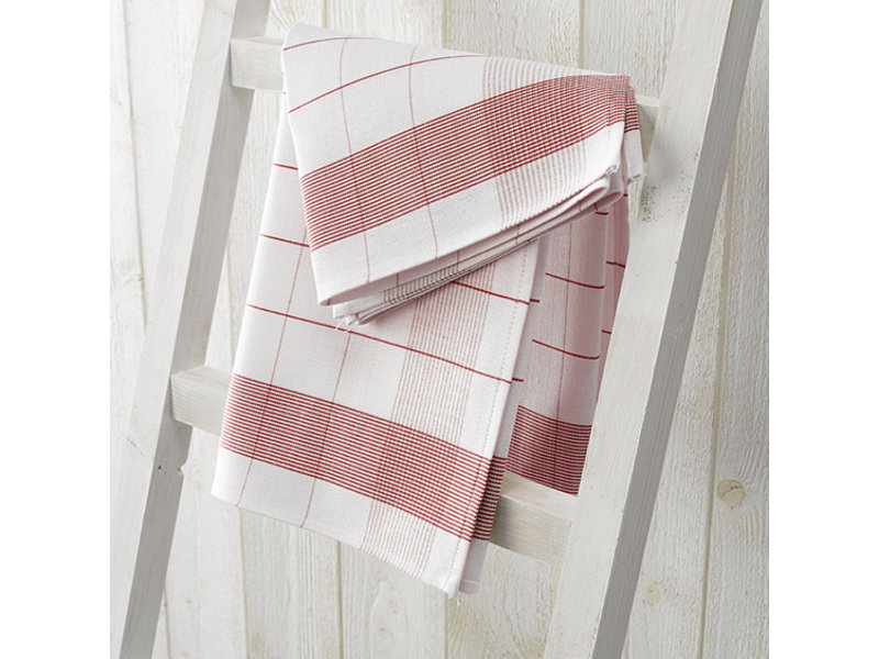 De Witte Lietaer Tea towel Glass towel - 2 pieces - 68 x 68 cm - Cotton Linen