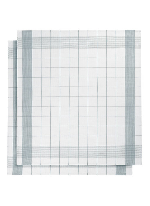 De Witte Lietaer Tea towel Glass towel Mixte Oxyde 2 pieces 68 x 68 cm