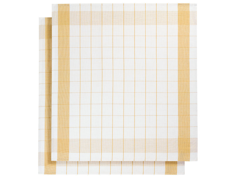 De Witte Lietaer Geschirrtuch Glastuch - 2 Stück - 68 x 68 cm - Baumwollleinen