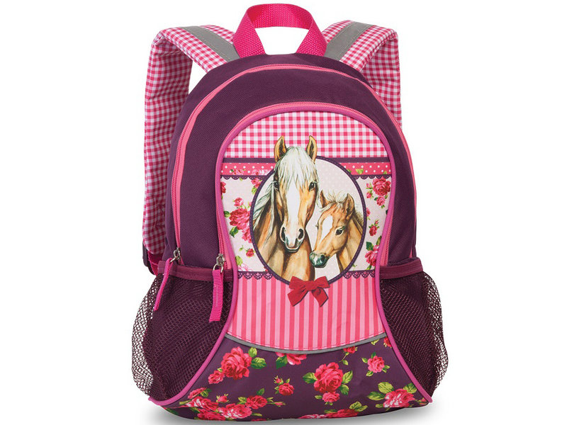 Fabrizio Backpack Horses 35 x 27 x 15 cm - Purple