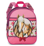 Fabrizio Toddler backpack Horses 29 x 23 x 10 cm - Purple