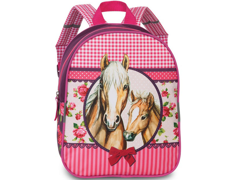 Fabrizio Kleinkinderrucksack Pferde 29 x 23 x 10 cm - Violett