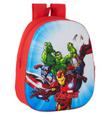 Marvel Avengers Backpack 3D Ready for Battle - 33 x 27 x 10 cm - Polyester