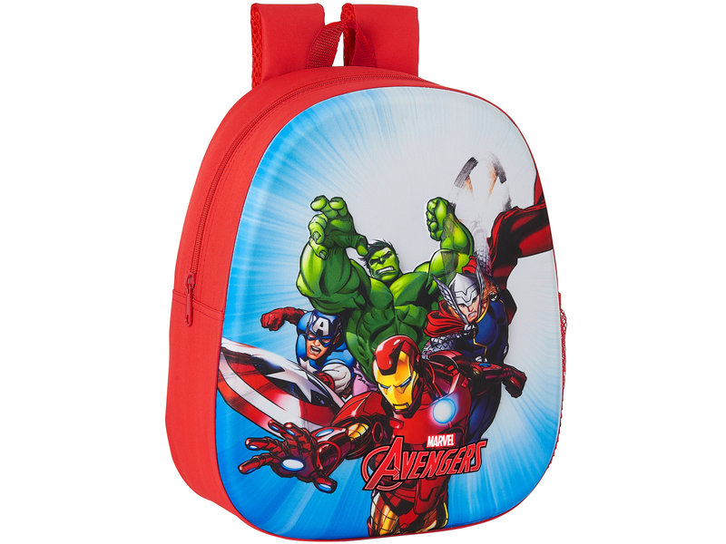 Marvel Avengers Backpack 3D Ready for Battle - 33 x 27 x 10 cm - Polyester