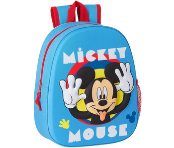 Disney Mickey Mouse Backpack 3D Funny 33 x 27 cm