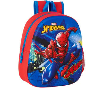 SpiderMan Backpack 3D Great Power 33 x 27 cm