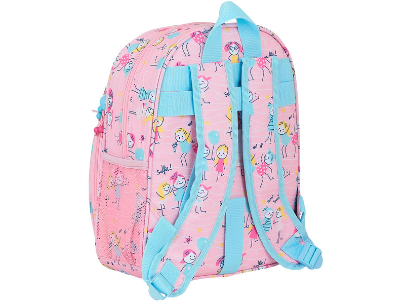 GLOWLAB Backpack Best Friends - 34 x 28 x 10 cm - Polyester