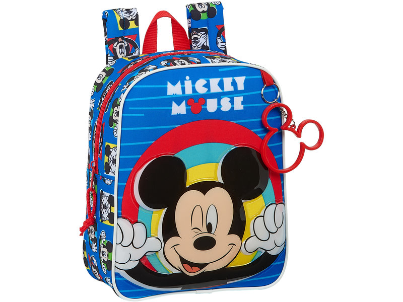 Disney Mickey Mouse Kleinkinderrucksack Me Time - 27 x 22 x 10 cm - Polyester