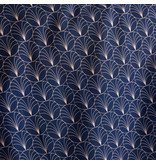 De Witte Lietaer Bettbezug Cotton Satin Idyllic - Lits Jumeaux - 240 x 220 cm - Blau