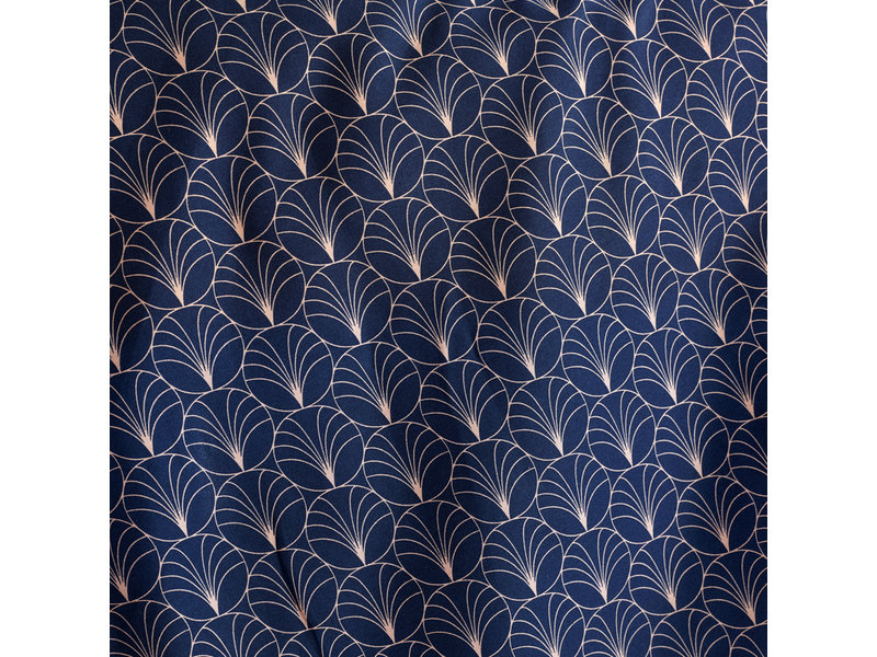 De Witte Lietaer Bettbezug Cotton Satin Idyllic - Lits Jumeaux - 240 x 220 cm - Blau
