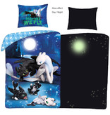 Hoe Tem je een Draak Duvet cover Together we Fly - Single - 140 x 200 cm - Cotton