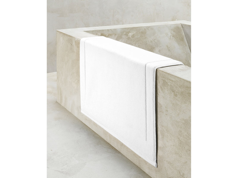 De Witte Lietaer Tapis de bain Contessa Blanc - 70 x 120 cm - Coton