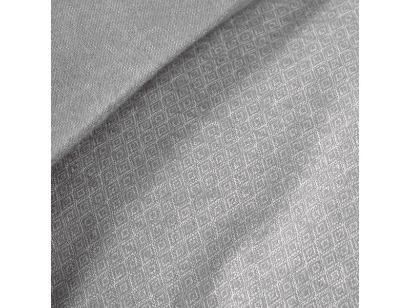 De Witte Lietaer Housse de couette Tarbot - Lits Jumeaux - 240 x 220 cm - Gris