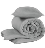 De Witte Lietaer Housse de couette Tarbot - Simple - 140 x 200/220 cm - Gris