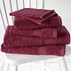 Promopack Helene Beet Red - Badtextiel set à 6 stuks