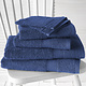 Promopack Helene Blue Indigo - Badtextiel set à 6 stuks