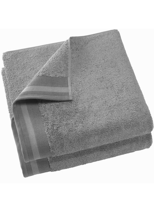 De Witte Lietaer Serviette de douche Contessa Steel Grey 70 x 140 cm - 2 pcs.