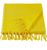 De Witte Lietaer De Witte Lietaer Hamam beach towel with flosses Fjara yellow 100x180