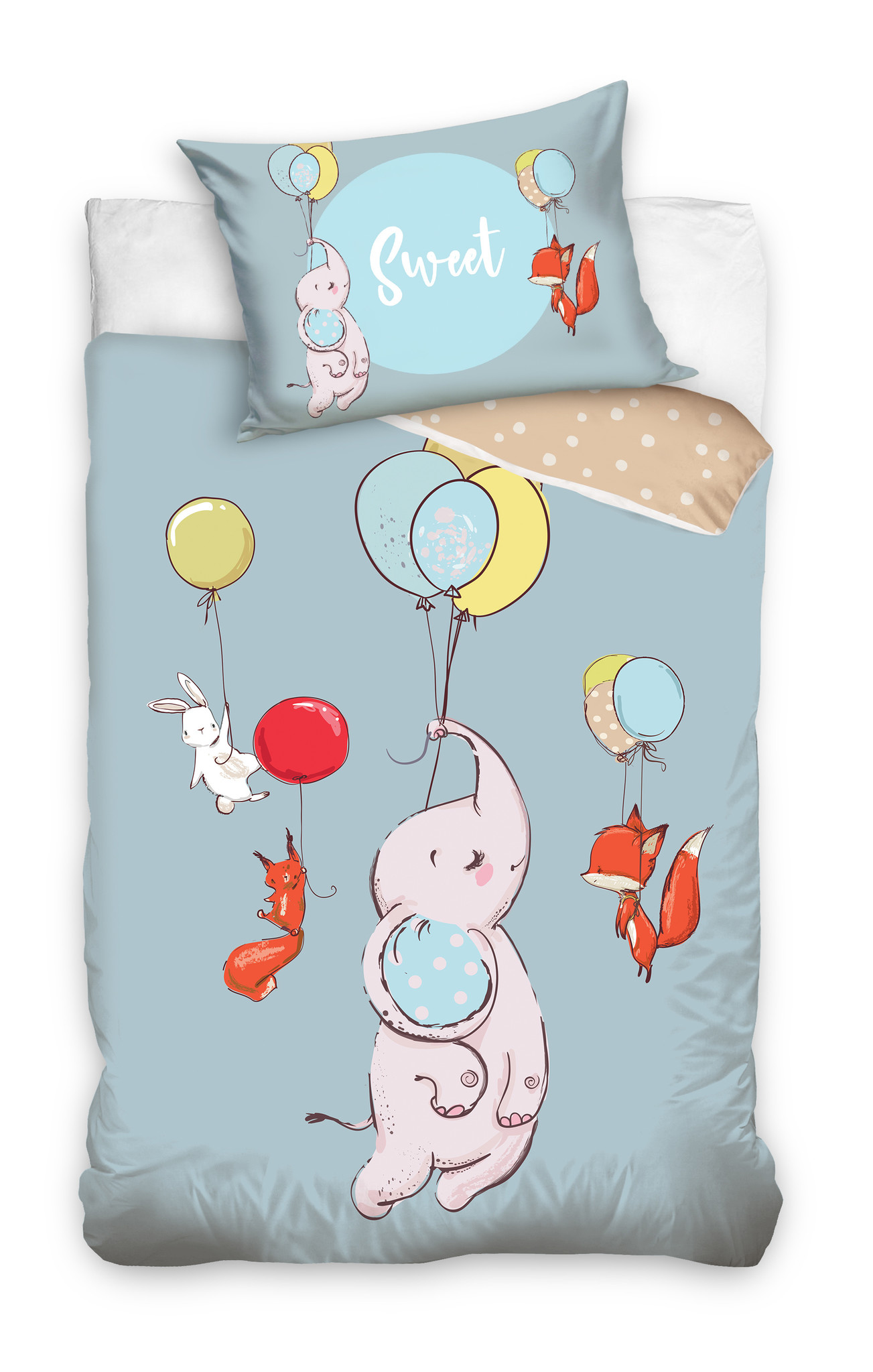 Housse De Couette Bebe Elephant 100 X 135 40 X 60 Cm Coton Simbashop Nl