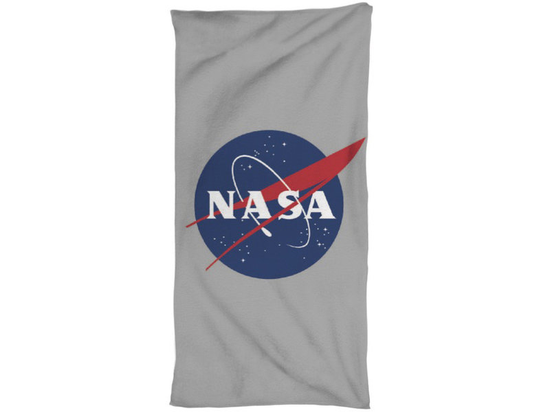 NASA Serviette de plage 2 en 1 + Gymbag - 70 x 140 cm + 43 x 32 cm - Polyester
