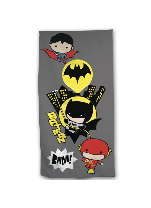 Batman Serviette de plage Polyester 2 en 1 + Gymbag 70 x 140