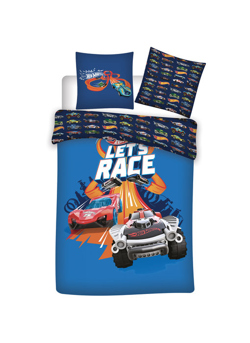 Hot Wheels Bettbezug Let's Race 140 x 200 Polyester