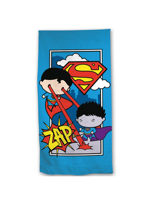 Superman Strandtuch Zap 70 x 140 Baumwolle