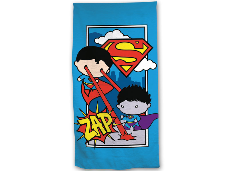 Superman Serviette de plage Zap - 70 x 140 cm - Coton