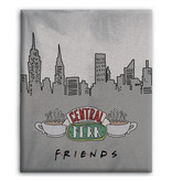 Friends Fleecedecke Central Perk - 130 x 160 cm - Hellgrau