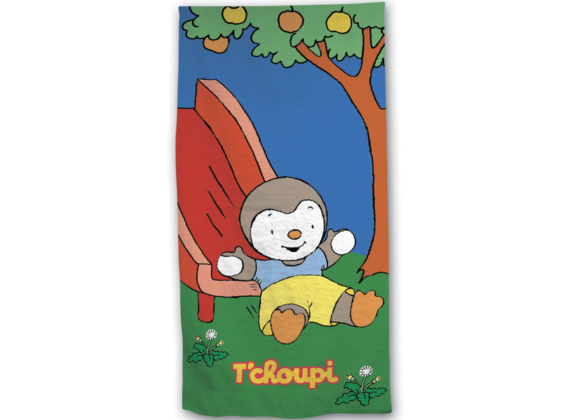 T'choupi Serviette de plage Slide - 70 x 140 cm - Coton