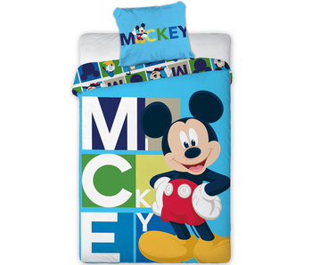 Disney Mickey Mouse Duvet cover Blocks 140 x 200 Polyester