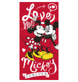 Disney Minnie & Mickey Mouse Beach towel Forever -70 x 140 cm - Cotton