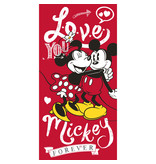 Disney Minnie & Mickey Mouse Strandtuch Forever -70 x 140 cm - Baumwolle