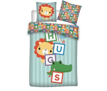 Fisher Price Dekbedovertrek Hugs 140 x 200 Katoen
