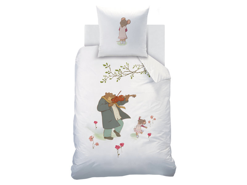 Ernest et Célestine Duvet cover Violin - Single - 140 x 200 cm - Cotton