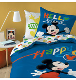 Disney Mickey Mouse Bettbezug Happy - Single - 140 x 200 cm - Baumwolle