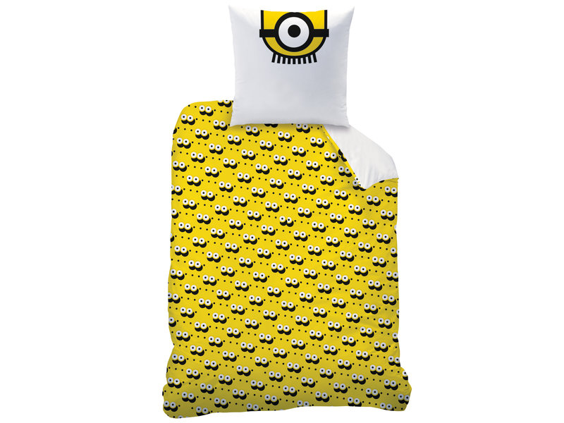 Minions Bettbezug Augen - Single - 140 x 200 cm - Baumwolle