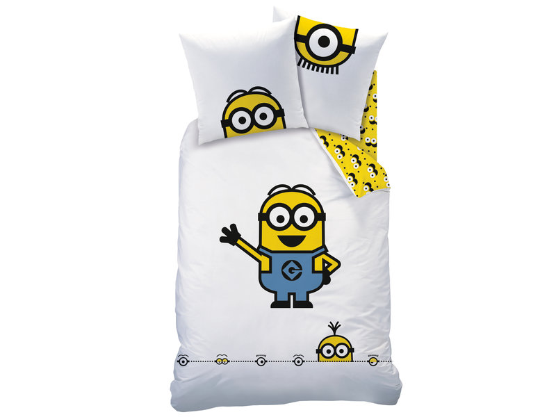 Minions Duvet cover Eyes - Single - 140 x 200 cm - Cotton