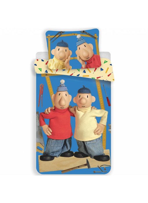 Buurman en Buurman Dekbedovertrek  A JE TO! 140 x 200 Katoen