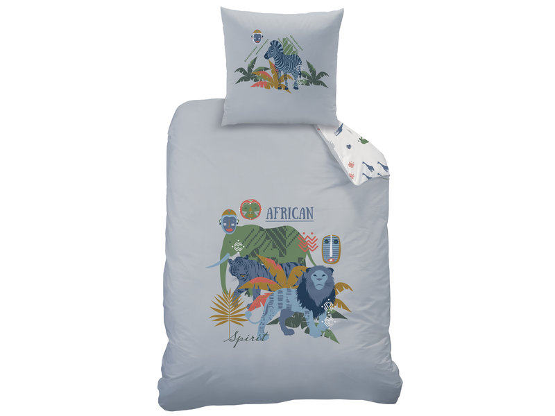 Matt & Rose Duvet cover African Spirit - Single - 140 x 200 cm - Cotton