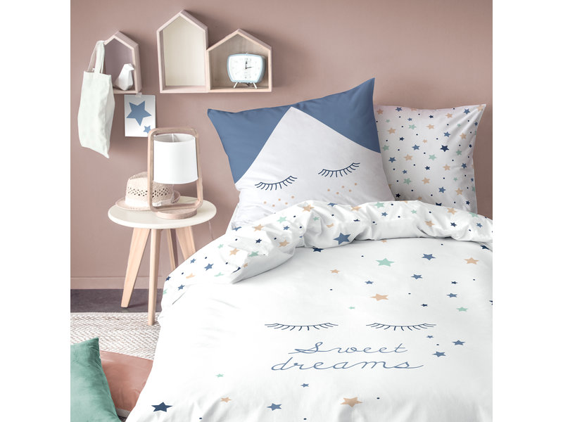 Matt & Rose Housse de couette Sweet Dreams - Simple - 140 x 200 cm - Coton