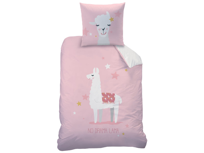 Matt & Rose Duvet cover No Drama Lama - Single - 140 x 200 cm - Cotton