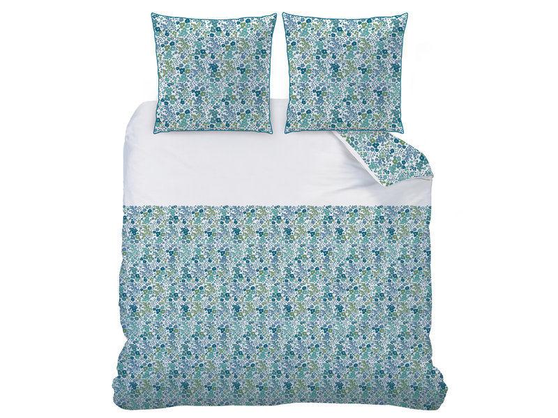 Matt & Rose Housse de couette Floral Liberty - Taille de l'hôtel - 260 x240 cm - Coton