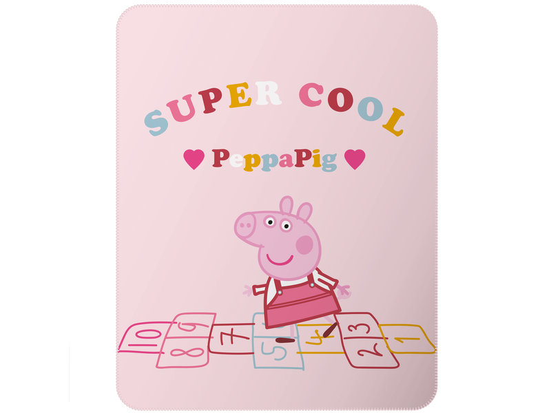 Peppa Pig Fleece blanket Super Cool - 110 x 140 cm - Polyester